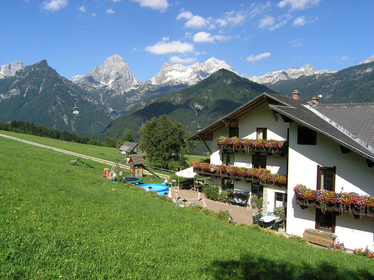 Berg-Panorama-Hof Sturmgut Pension Hinterstoder Buitenkant foto